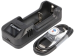 Зарядно устройство за Li-Ion батерии 3.6/3.7V 1A, 5VDC