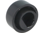 GC6D-12X4.5D Копче за потенциометър, миниатюрно, черно, пластмасово, ост ф6mm
