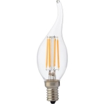 001-014-0004 крушка FILAMENT LED пламък Е14 4W 2700K 320Lm 220-240V