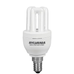 Енергоспестяваща луминесцентна лампа SYLVANIA E14, 9W, 2700K, стик