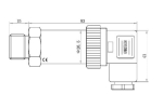 0-10 bar 4-20mA трансмитер налягане G1/4”