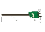 К тип NiCrNi Ф6х0500mm+конектор термодвойка мантел 1100 ºC