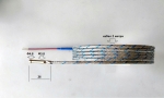 J тип FeCuNi Ф4х0026mm+2 m кабел термодвойка 400 °С