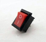 Ключ KCD101-1 ON-ON 250V/6A червен