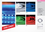 081-004-0001 LED ЛЕНТА 50х50 60LED 10W/M IP65 3000K (HL543L)