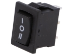 Ключ RSM1232C0BK SP3T (ON)-OFF-(ON) 3A/250VAC