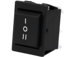 Ключ C1572ALMBB730W DP3T (ON)-OFF-(ON) 3A/250VAC 16A/250VAC, 20A/28VDC