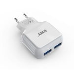 Зарядно устройство EMY MY-220 5V/2.4A, Универсално, 2 x USB, без кабел