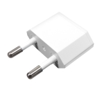 Преходник UK - US kъм евро контакт, 220V, универсален, Бял