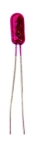 Лампа миниатюрна 12V тъмно червена, Стъкл.балон ф3x8mm