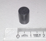 Пластмасово копче 13x9mm черно, с квадратен отвор 3x3mm