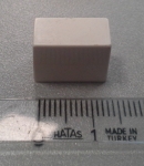 Копче за потенциометър плъзгач, сиво 14x7mm h17x3mm