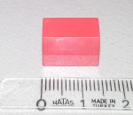 Копче за потенциометър плъзгач, червено 14x7mm h17x3mm