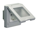 Контакт с рамка за вграждане 2P+T 16А IP55