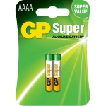 Алкална батерия GP 1.5V AAAA LR61- 2бр