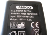Импулсно захранване AMS6-1501200SVH 15V/1.2A с букса 1.7x4.75x9mm