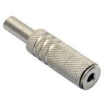 F-053M жак стерео 3.5mm женски, монтаж на кабел