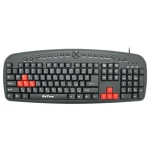 PC Клавиатура DeTech DE6087, Мултимедийна USB, Кирилизирана