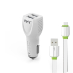 EMY MY-112 зарядно за кола 2хUSB 5V 2.4A, с кабел USB Type-C