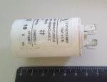 2C 10uF 470V работен кондензатор тип MKP с изводни пера
