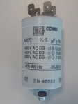 2D 7.5uF 470V работен кондензатор тип MKP с изводни пера