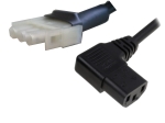 Захранващ кабел 1.4м. 3Х0.75кв.мм. IEC C13 - 3pin Molex
