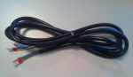 Захранващ кабел H05VV-F 3G 1.8м. 3Х0.75кв.мм. с накрайник втулка 3pin