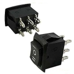 КЛЮЧ MRS-203A 6A 250VAC 6P Вкл-Изкл-Вкл