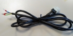 Захранващ кабел H05VV-F 3G 1.6м. 3Х0.75кв.мм. 3pin Molex - накрайник втулка 3pin