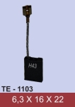 Четка за двигател TE1103 к-т 2бр.