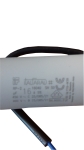 4D 16uF 470V работен кондензатор тип MKP с кабел и болт на дъното