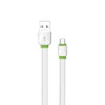 Кабел USB - micro USB, плосък 1m EMY MY-445