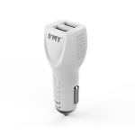 EMY MY-112 Зарядно устройство за кола 5V 2.4A, Универсално, 2 x USB, без кабел