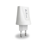 Мрежово зарядно устройство, DeTech, DE-01C, 5V/2.1A, 220V,2 x USB, С Type-C кабел, 1.0m, Бяло