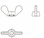 ГАЙКА КРИЛЧАТА М10