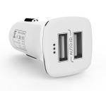 Зарядно устройство за кола DeTech, DE-C01i, 5V/2.4A, 12/24V, С Lightning кабел, 2 x USB