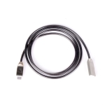 Кабел USB TYPE-C, изцяло метален, сив, 1 метър