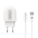 Мрежово зарядно устройство DeTech DE-28i, 5V/2.1A, 220V,1 x USB, С Lightning кабел, 1.0m