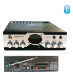 Усилвател KINTER-018 USB/SD, Bluetooth, USB, SD card, FM радио, 2x30W