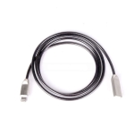 Кабел USB - iPhone5/6/7, изцяло метален, 1 метър