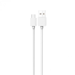 Кабел USB - micro USB 1m бял BEBIBOSS