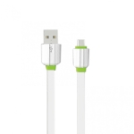 Кабел за данни, EMY MY-443, Micro USB, 1.0м, Бял