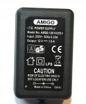 Импулсно захранване AMIGO AMS6-1201000SV 12V/1A с букса 2.1x5.5x9mm