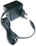 Захранващ адаптер DV-1250UP 12VDC/500mA с еврощепсел и кабел с букса 2.1x5.5x9mm