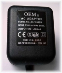 AA-1860BN Захранващ адаптер / трансформатор AC/AC 18V/600mA с букса 2.1x5.5x9mm