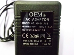 Захранващ адаптер AD-041A5B 4.5VDC/1.5A с букса 1.4x3.8x6mm