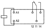 Реле TE Connectivity 1-1415899-0 SPDT 12A бобина 12VDC