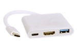 Кабел Type-C мъжки към USB 3.0 женски, HDMI женски, Typе-C женски