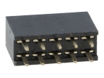 CONNFLY DS1023-2*5S21 Гнездо щифтово женско 10PIN (2x5) право 2.54mm THT