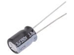 3.3uF 350V Кондензатор електролитен 10x15mm, 85°C Растер 5mm